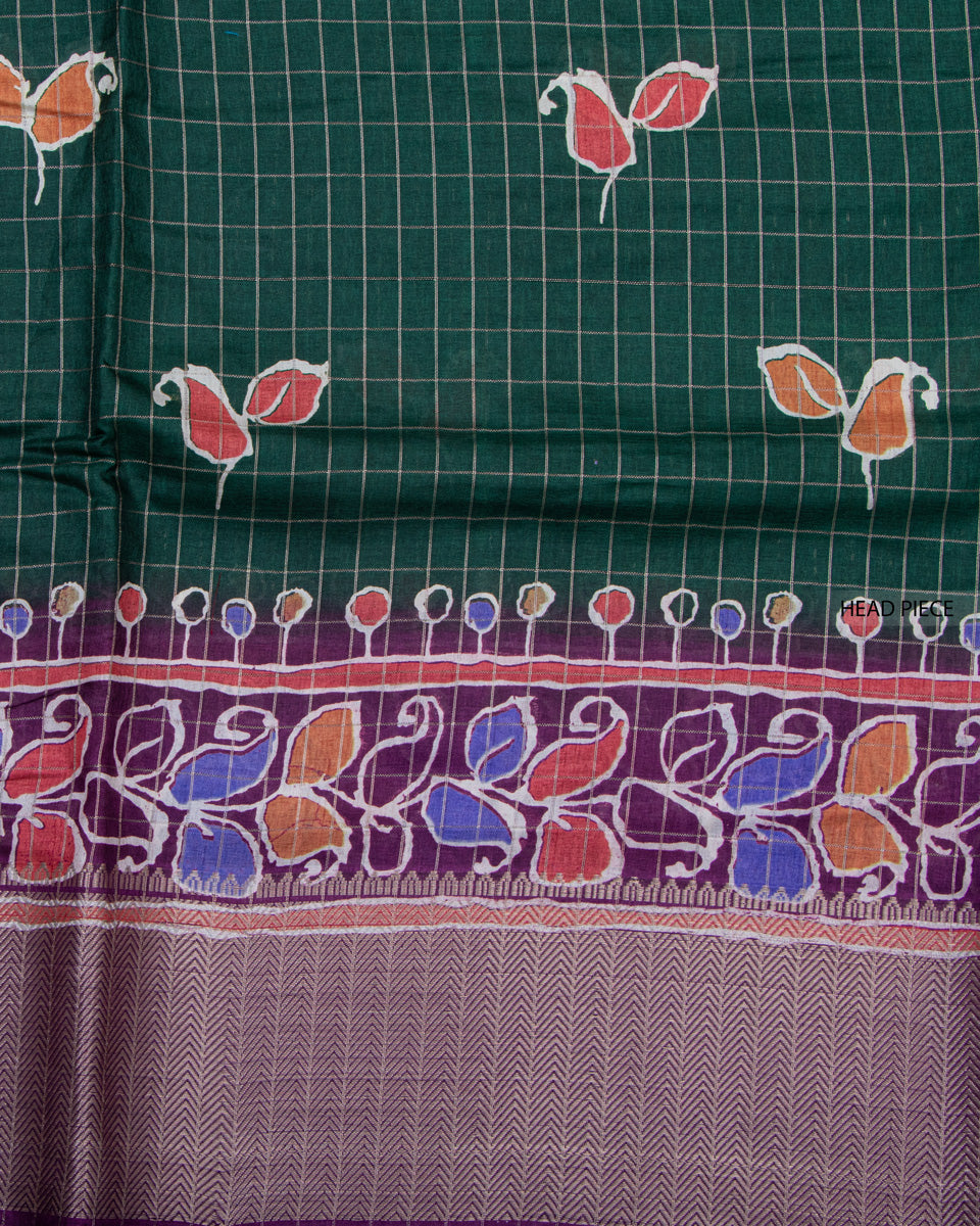 Green Color Dola Saree