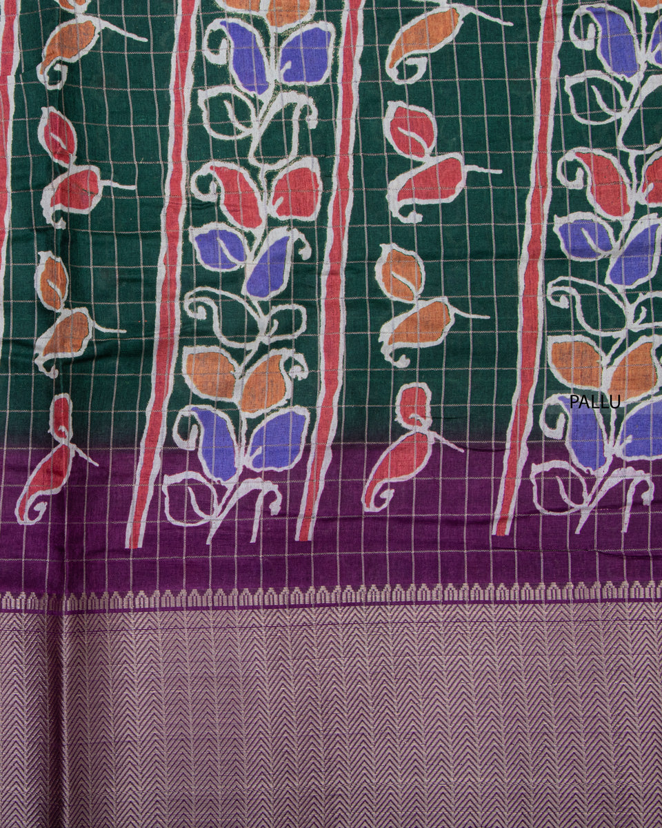 Shop Green Color Dola Saree