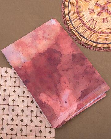 Maroon Color Organza Saree