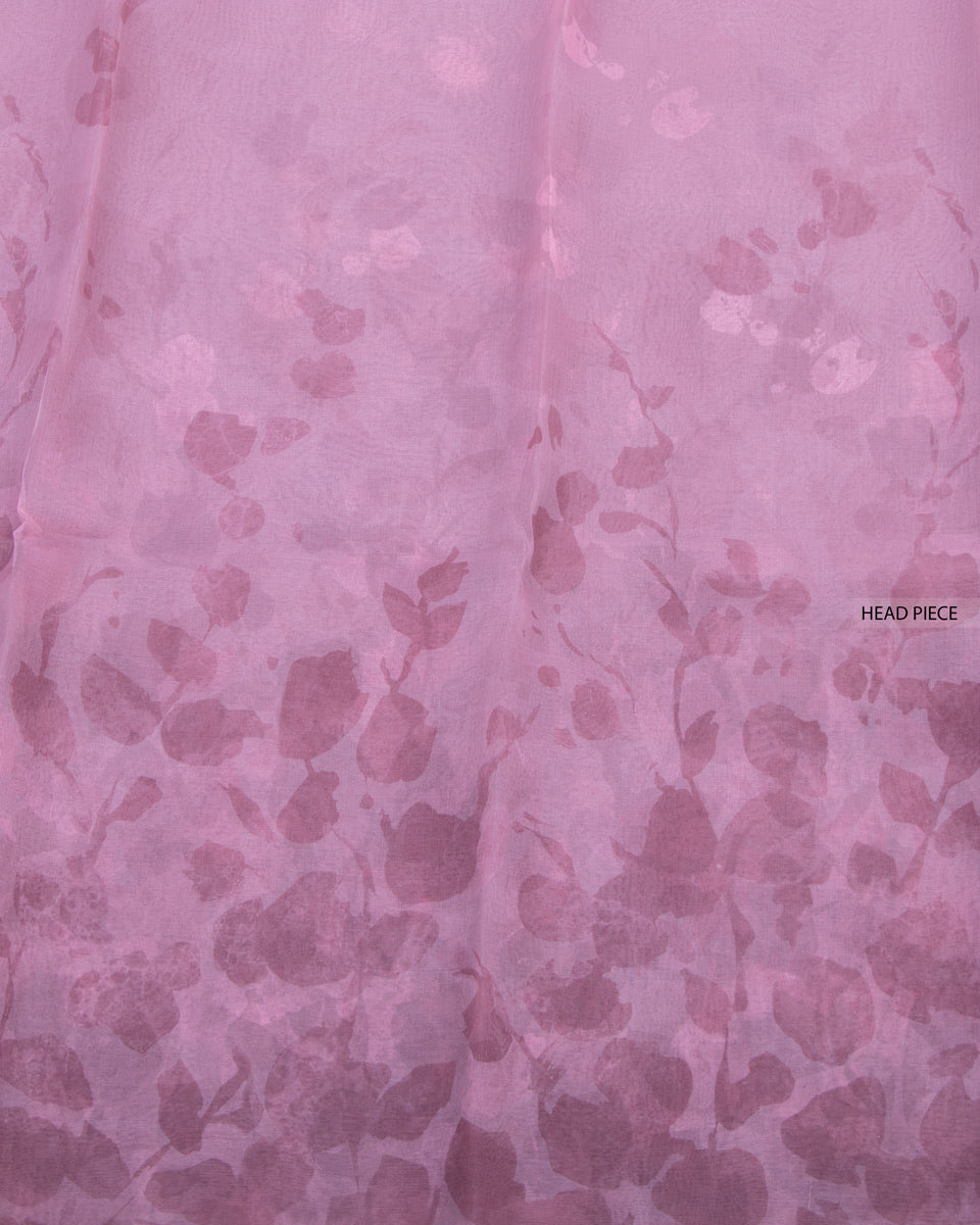 Ethereal Ombre Draped Elegant Lightweight Organza Weave - Onion Pink