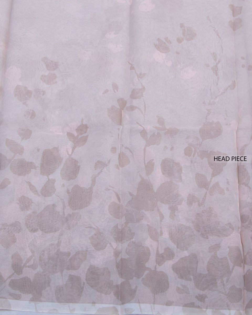 Ethereal Ombre Draped Elegant Lightweight Organza Weave - Brown