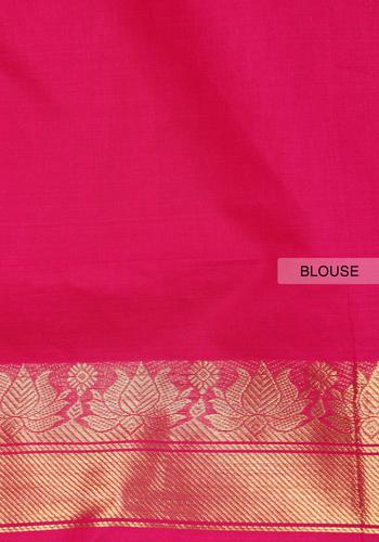 Magenta Colour Silk Cotton Saree