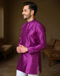 Men-kurta-purple