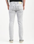 Men Mid Rise Slim Fit Clean Look Stretchable Jeans - Grey