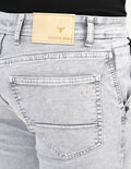 Men Mid Rise Slim Fit Clean Look Stretchable Jeans - Grey