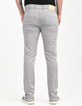 Men Mid Rise Slim Fit Clean Look Stretchable Jeans - Light Grey