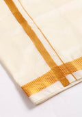 Buy Mustard Silk Cotton Dhoti & Shirt Set Online