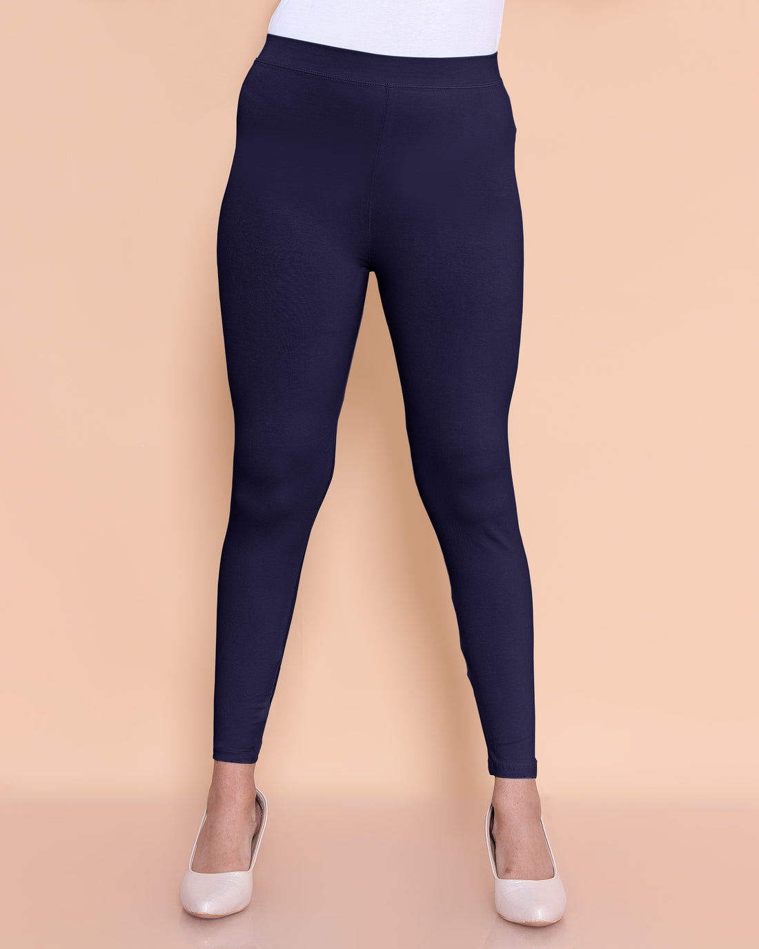 Navy Blue Color Leggings XXL Size