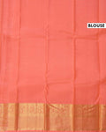 Niranjana Handloom Silk Saree with Intricate Zari Weave & Traditional Motifs - Pink-Blouse
