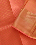 Niranjana Handloom Silk Saree with Intricate Zari Weave & Traditional Motifs - Pink-Close Up