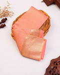 Niranjana Handloom Silk Saree with Intricate Zari Weave & Traditional Motifs - Pink