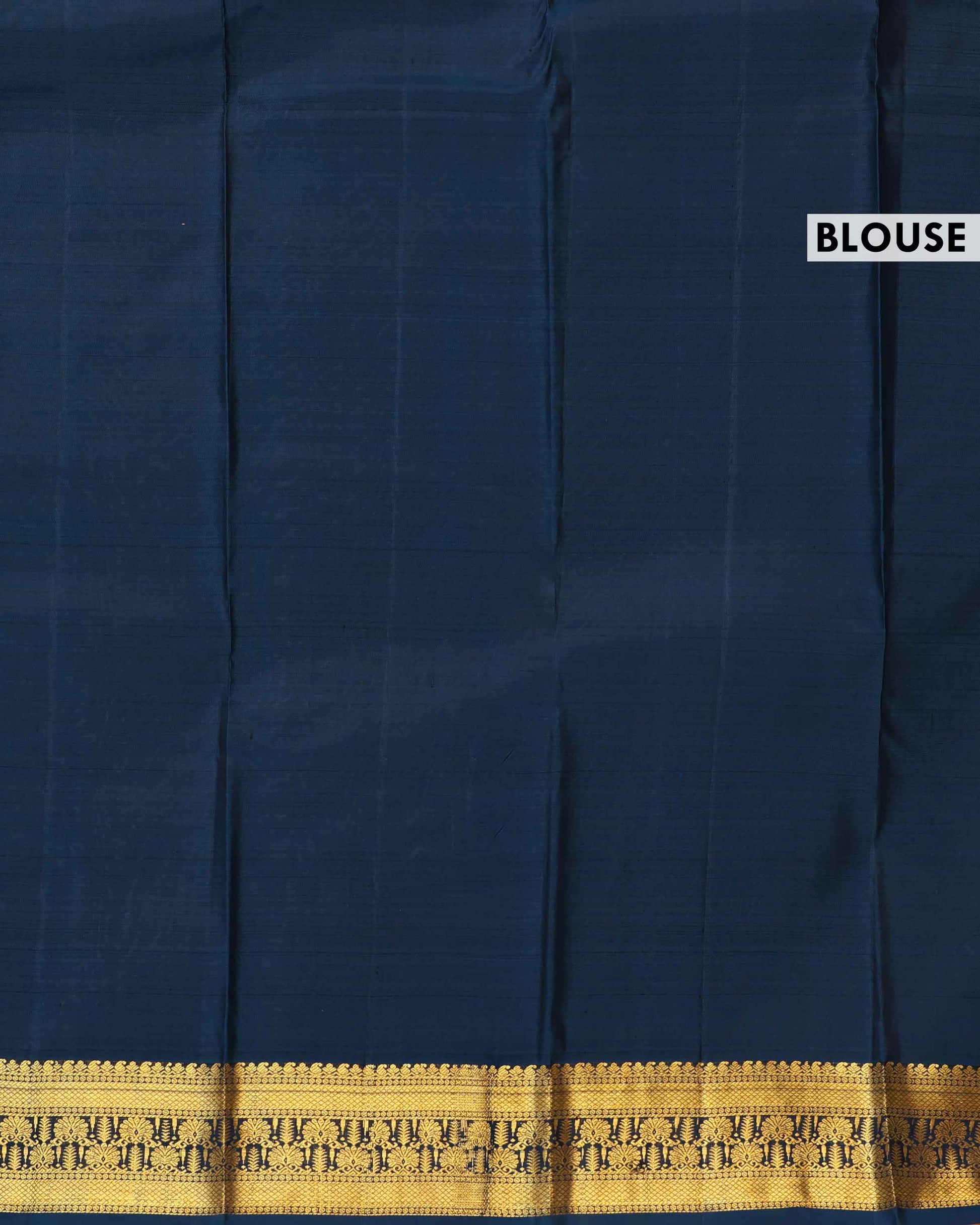 Niranjana Silk Saree with Exquisite Zari Border and Motif Embellishments - Teal-Blouse