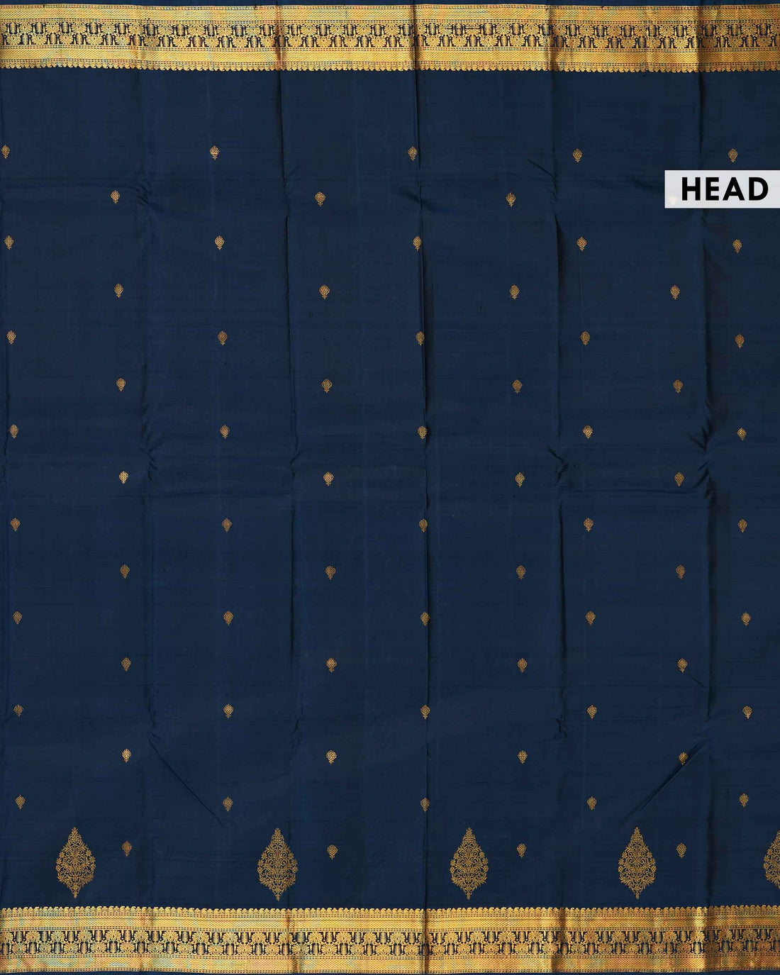 Niranjana Silk Saree with Exquisite Zari Border and Motif Embellishments - Teal