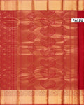  Niranjana Silk Saree with Intricate Zari Weave & Rich Brocade Border - Red-Pallu
