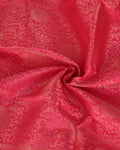 Niranjana Silk Saree with Intricate Zari Weave & Traditional Motifs - Pink-Close Up
