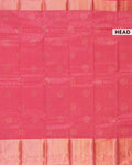Niranjana Silk Saree with Intricate Zari Weave & Traditional Motifs - Pink-Head