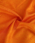 Niranjana Silk Saree with Intricate Zari Weaving and Elaborate Contrast Border - Yellow-Close Up