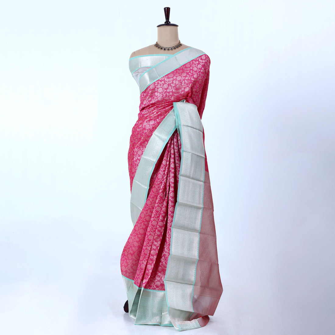 Pink Elampillai Silk Cotton Sarees for Women | Festive & Family Events Collection | Jeyachandran - Full view