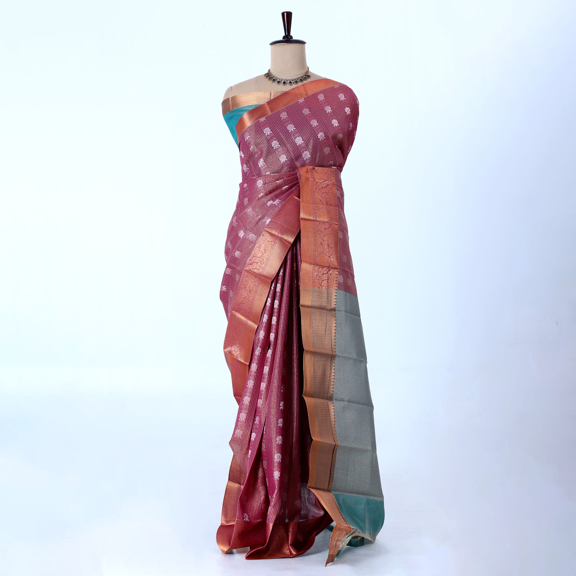 Purple Elampillai Silk Cotton Sarees for Women | Festive & Family Events Collection | Jeyachandran - Full View