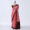 Pink Sungudi Cotton Saree for Women | Office Casual Collection | Jeyachandran - Full View
