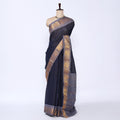 Navy Blue Sungudi Cotton Saree for Women | Office Casual Collection | Jeyachandran - Full View
