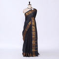 Blue Sungudi Cotton Saree for Women | Office Casual Collection | Jeyachandran - Full View