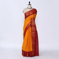Yellow Sungudi Cotton Saree for Women | Office Casual Collection | Jeyachandran - Full View
