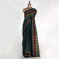 Dark Green Venkatagiri Cotton Saree for Women | Daily Office Wear & Casual Collection | Jeyachandran - Full View