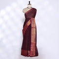 Dark Purple Venkatagiri Cotton Saree for Women | Daily Office Wear & Casual Collection | Jeyachandran - Full View