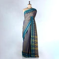 Grey Venkatagiri Cotton Sarees for Women | Daily Office Wear & Casual Collection | Jeyachandran - Full View