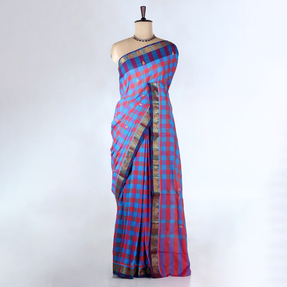 Multi Venkatagiri Cotton Saree for Women | Daily Office Wear & Casual Collection | Jeyachandran - Full View