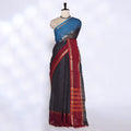 Navy Venkatagiri Cotton Saree for Women | Daily Office Wear & Casual Collection | Jeyachandran - Full View
