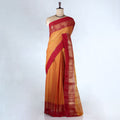 Orange Venkatagiri Cotton Sarees for Women | Daily Office Wear & Casual Collection | Jeyachandran - Full View