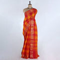 Orange Venkatagiri Cotton Sarees for Women | Daily Office Wear & Casual Collection | Jeyachandran - Full View