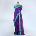 Purple Venkatagiri Cotton Saree for Women | Daily Office Wear & Casual Collection | Jeyachandran - Full View