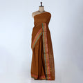 Brown Venkatagiri Cotton Saree for Women | Daily Office Wear & Casual Collection | Jeyachandran - Full View