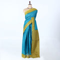 Blue Voile Cotton Sarees for Women | Daily Wear & Summer Events Collection | Jeyachandran - Full View