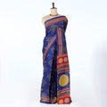 Blue Voile Cotton Sarees for Women | Daily Wear & Summer Events Collection | Jeyachandran - Full View