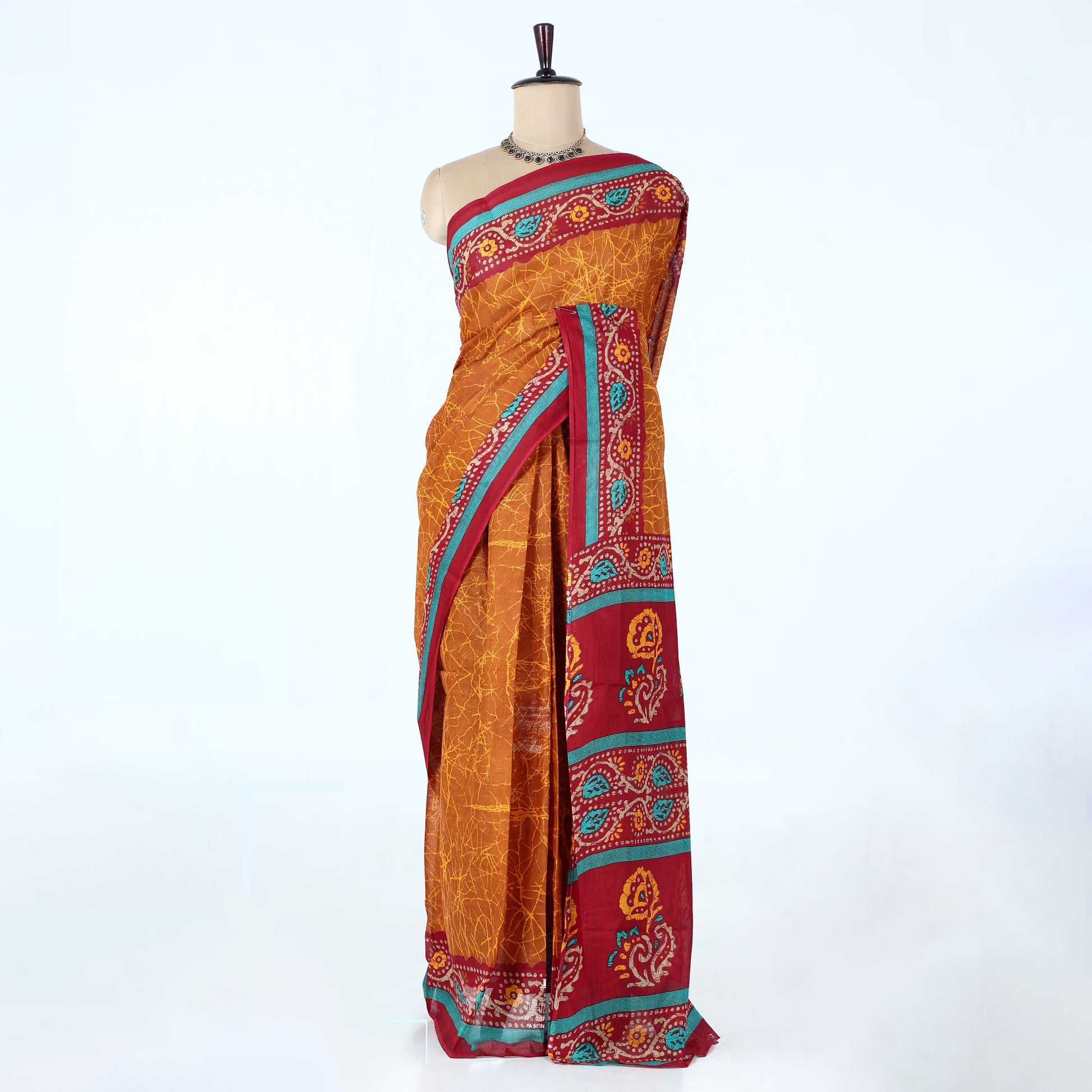 Brown Voile Cotton Sarees for Women | Daily Wear & Summer Events Collection | Jeyachandran - Full View