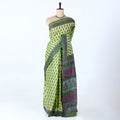 Green Voile Cotton Sarees for Women | Daily Wear & Summer Events Collection | Jeyachandran - Full View