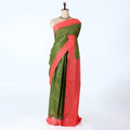 Green Voile Cotton Sarees for Women | Daily Wear & Summer Events Collection | Jeyachandran - Full View