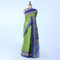 Green Voile Cotton Sarees for Women | Daily Wear & Summer Events Collection | Jeyachandran - Full View