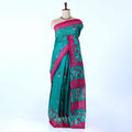 Green Voile Cotton Sarees for Women | Daily Wear & Summer Events Collection | Jeyachandran - Full View