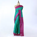 Green Voile Cotton Sarees for Women | Daily Wear & Summer Events Collection | Jeyachandran - Full View