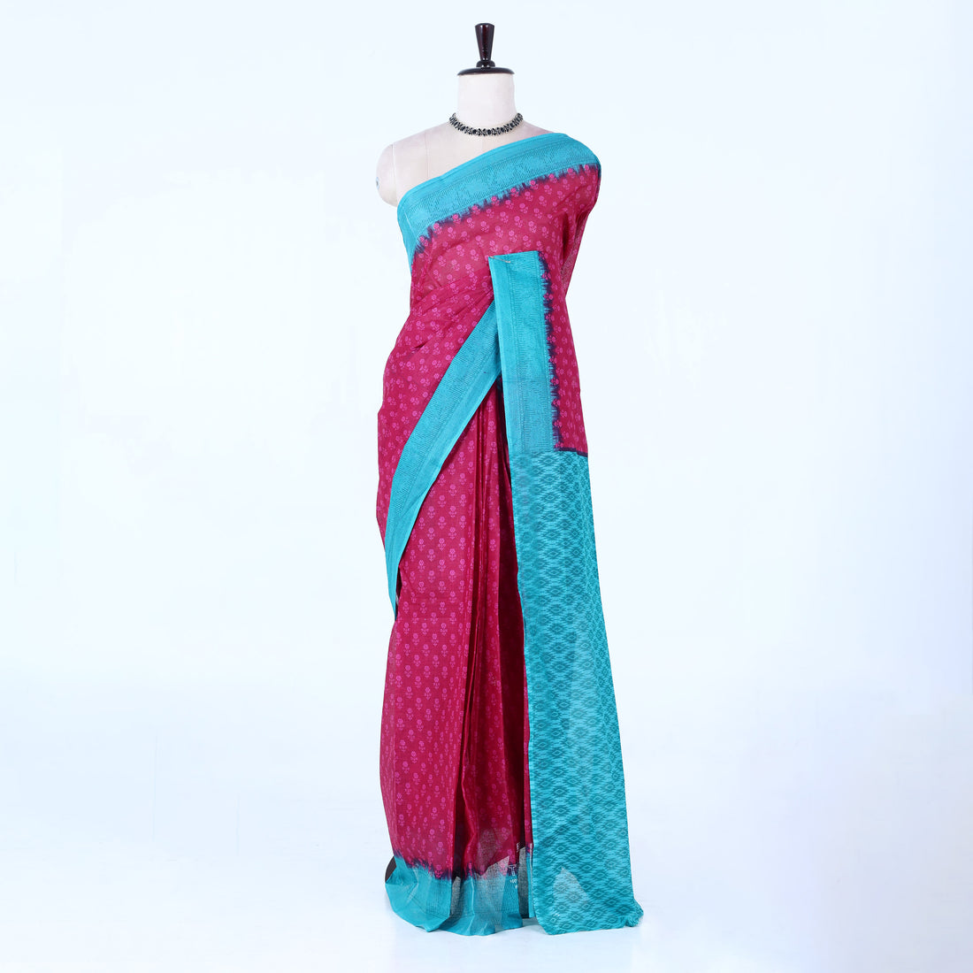 Pink Voile Cotton Sarees for Women | Daily Wear & Summer Events Collection | Jeyachandran - Full View