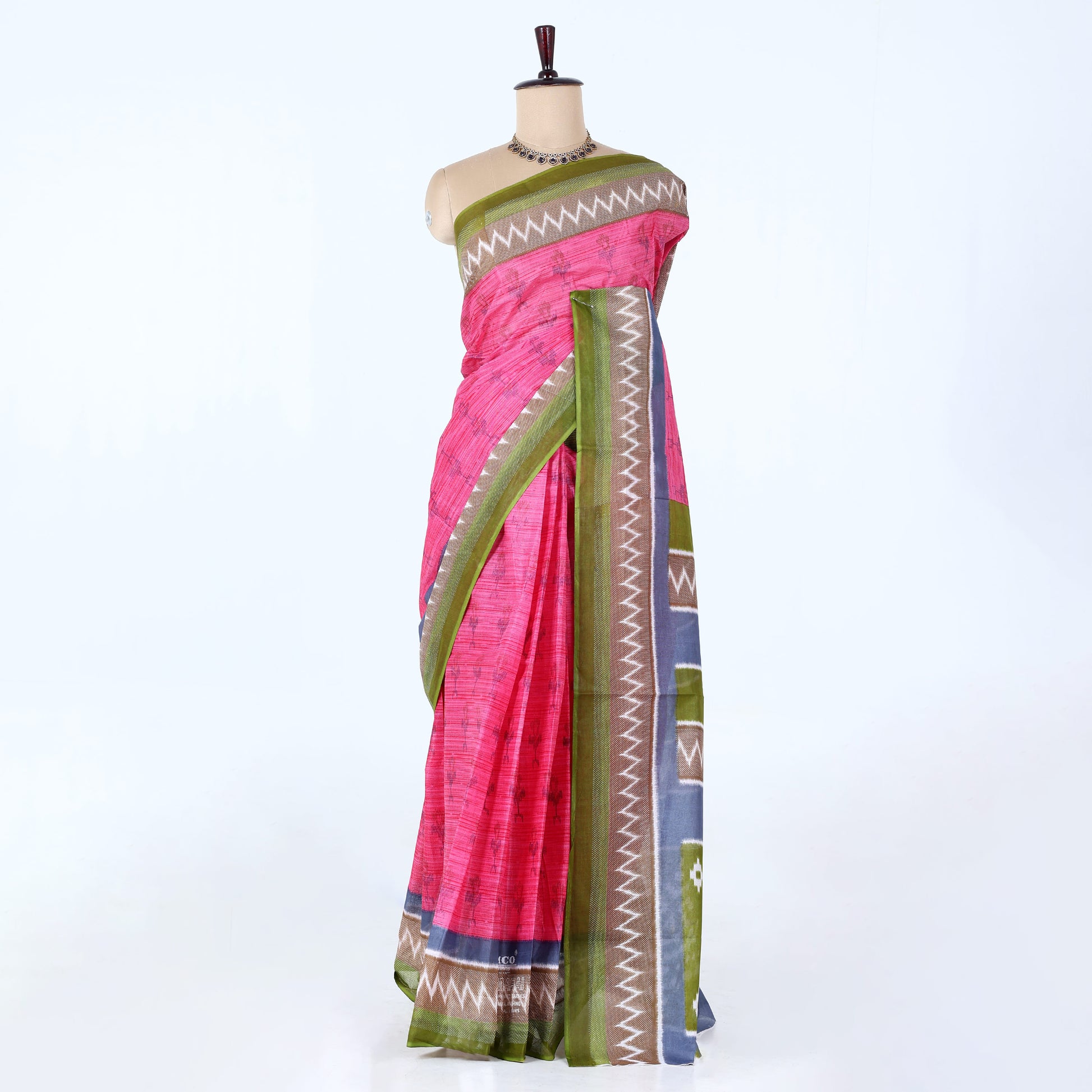 Pink Voile Cotton Sarees for Women | Daily Wear & Summer Events Collection | Jeyachandran - Full View