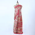 Pink Voile Cotton Sarees for Women | Daily Wear & Summer Events Collection | Jeyachandran - Full View