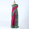 Purple Voile Cotton Sarees for Women | Daily Wear & Summer Events Collection | Jeyachandran - Full View