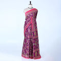 Purple Voile Cotton Sarees for Women | Daily Wear & Summer Events Collection | Jeyachandran - Full View
