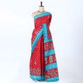 Red Voile Cotton Sarees for Women | Daily Wear & Summer Events Collection | Jeyachandran - Full View